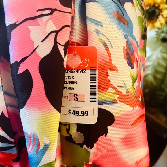 🎉New Gracia Multicolor Floral A-Line Skirt - Picture 8 of 11